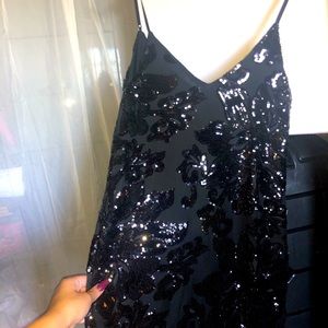 Black mini party dress!!